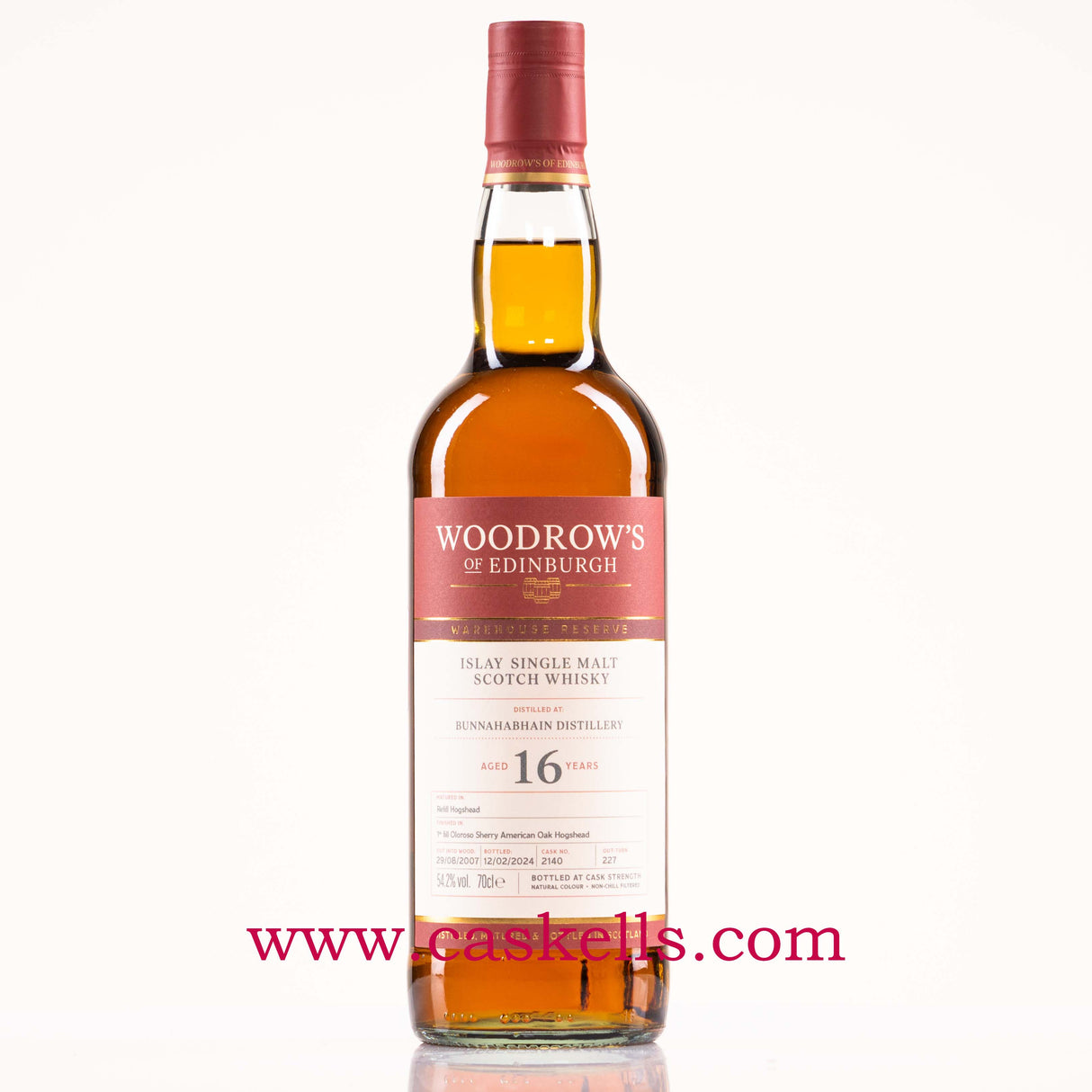 Woodrow's - Bunnahabhain 16y, 54.2%