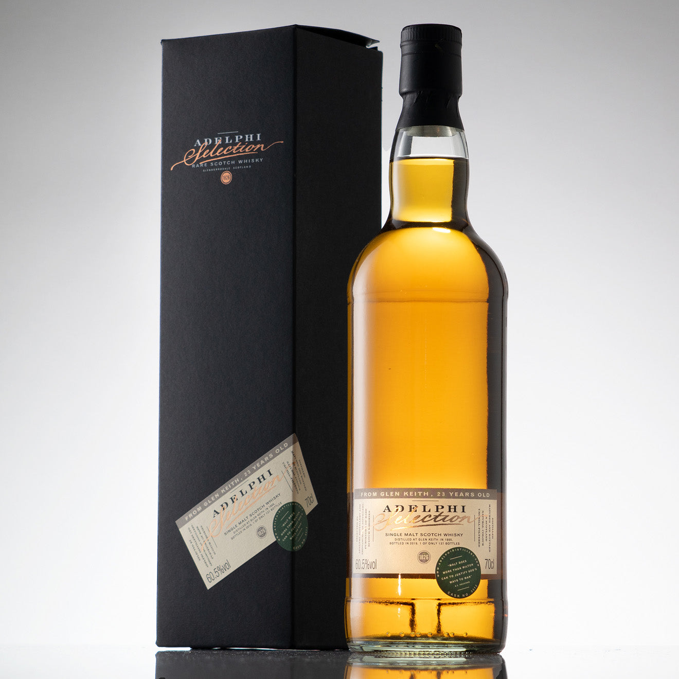 Adelphi Selection - Glen Keith, 23y, 1995, 60.5%, 137b