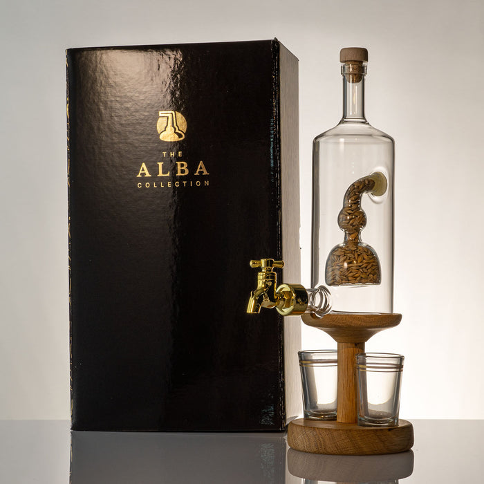 Alba Collection - Barley Tap, with 2 shot glass, 350ml vol