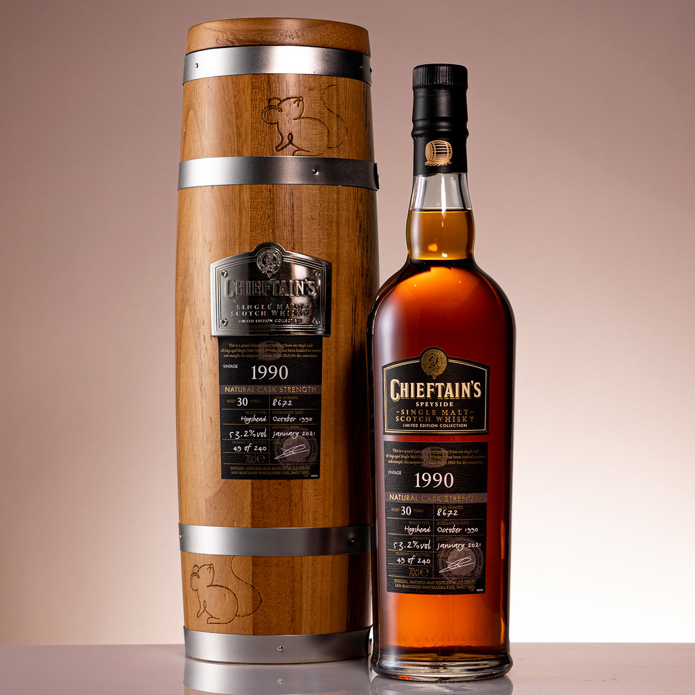 Chieftain's - Lucky Mouse Collection, 30y, 1990-2021, 53.2%, 240b