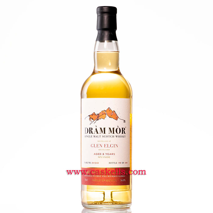 Dram Mor - Glen Elgin ( 1st Fill Bourbon ) 8y, 56.8%, 244b