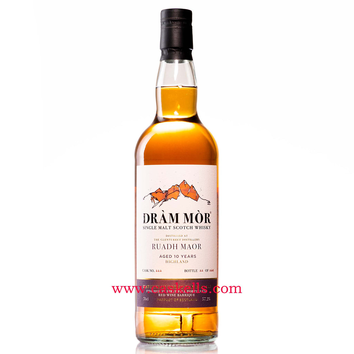 Dram Mor - Glenturret Ruadh Maor ( Peated ) 10y, 57.2%, 268b