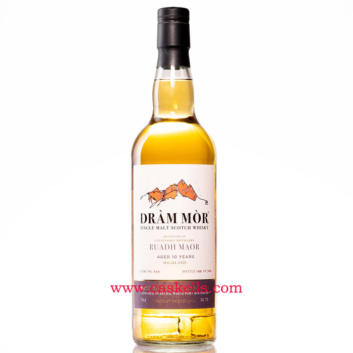 Dram Mor - Glenturret Distillery, Ruadh Maor ( 1st Fill White Port ), 10y, 58.7%, 308b
