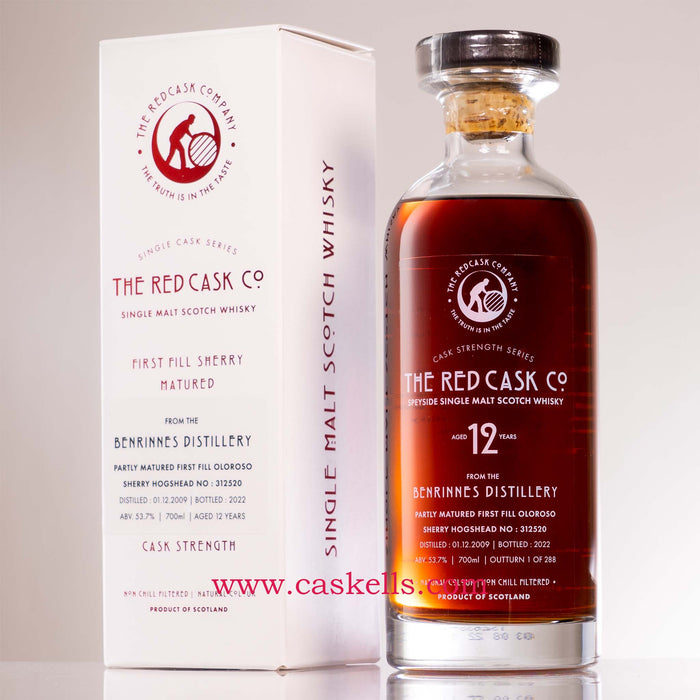 The Red Cask - Benrinnes 12y, 2009, 53.7%, 288b