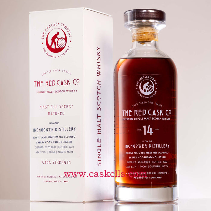 The Red Cask - Inchgower 14y, 2008, 57.1%, 274b