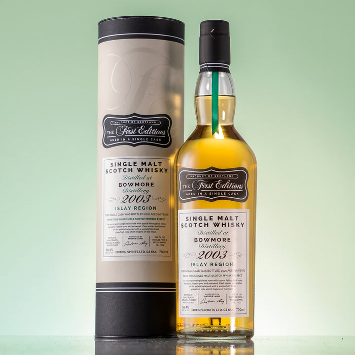 The First Editions - Bowmore 16y, 2003, 58.4%, 230b