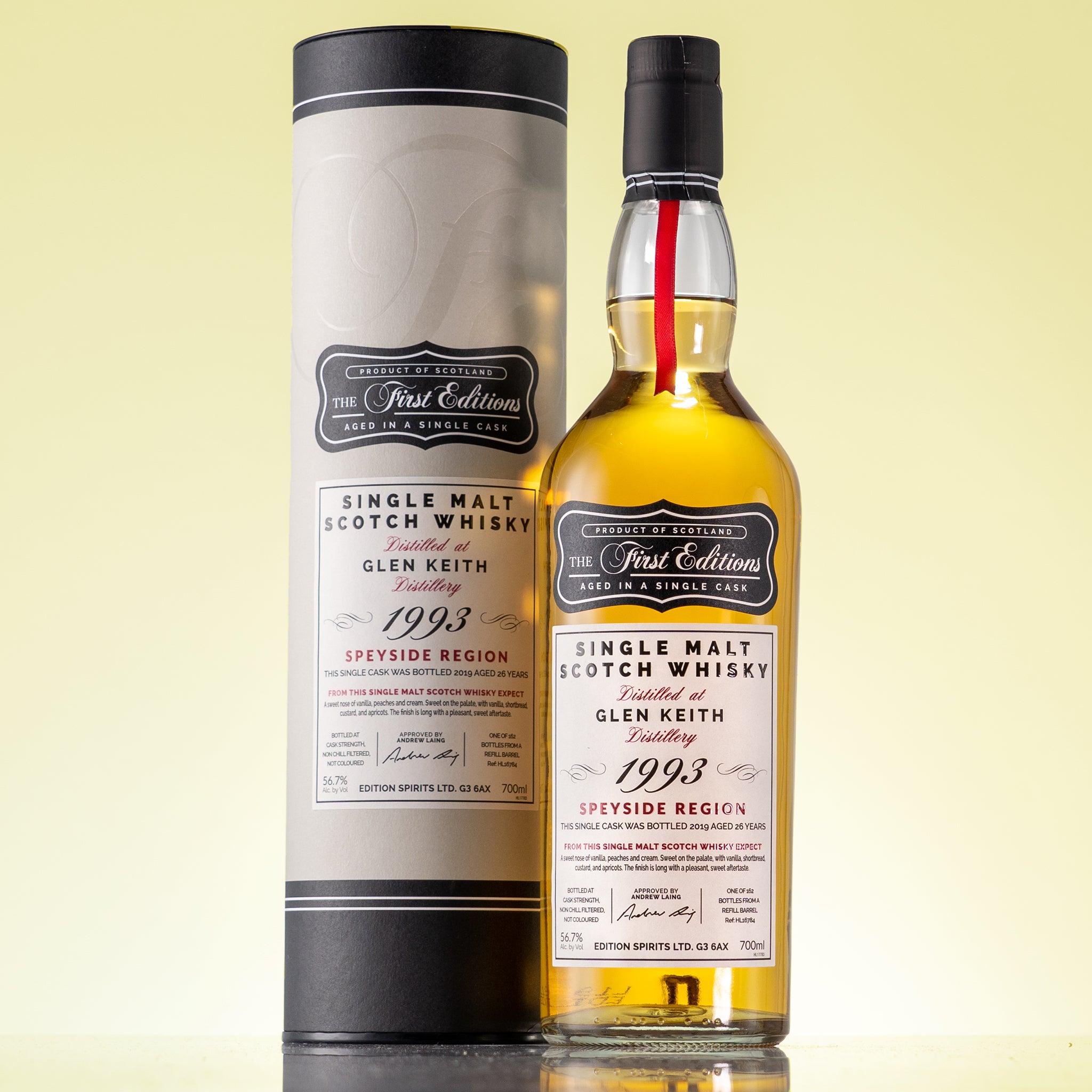 1993グレンキース 26年 “The First Edition” 56.7% 1993グレンキース 26年 “The First Edition” 56.7%