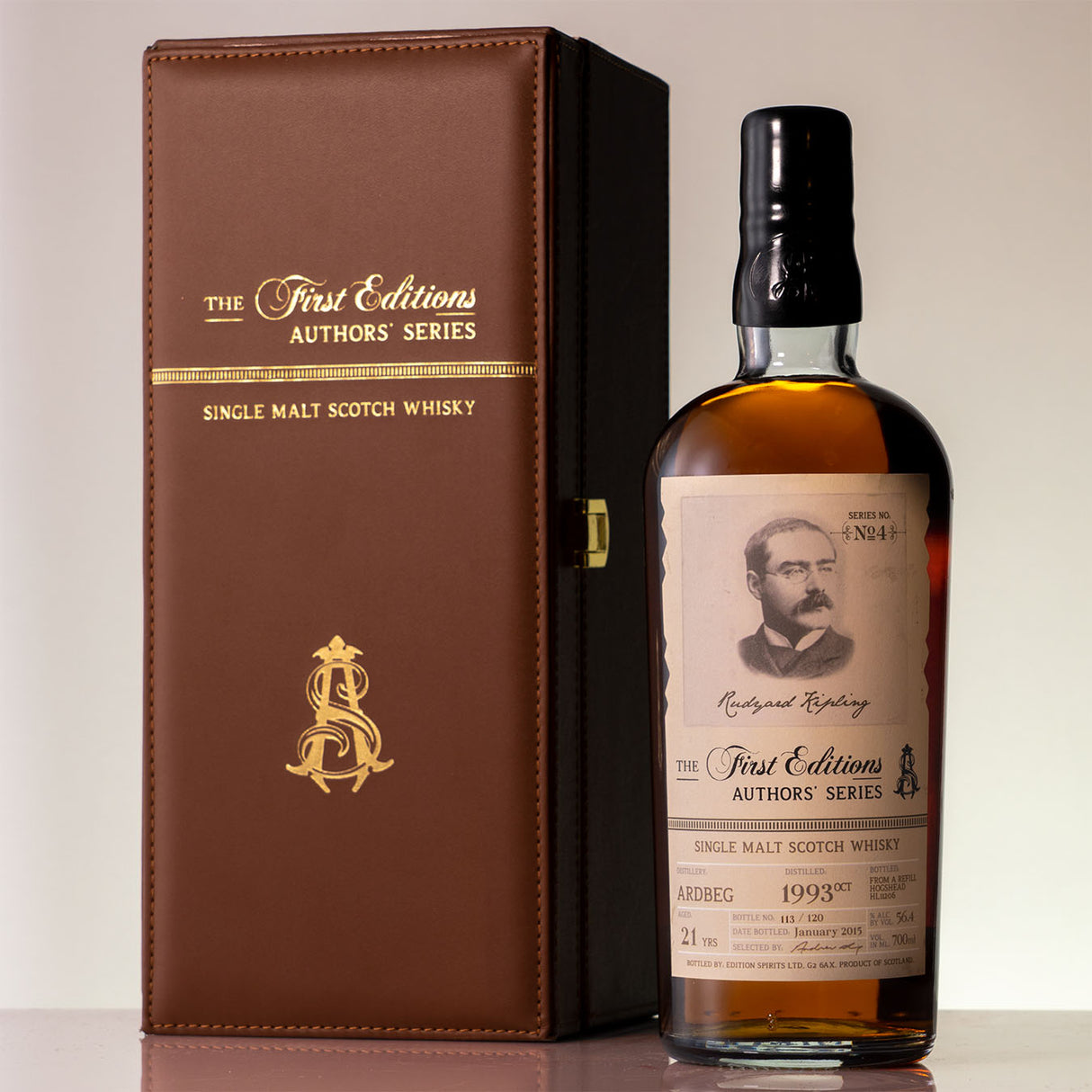 The First Editions Authors' Series - Ardbeg 21y, 1993, 56.4%, Rudyard Kipling