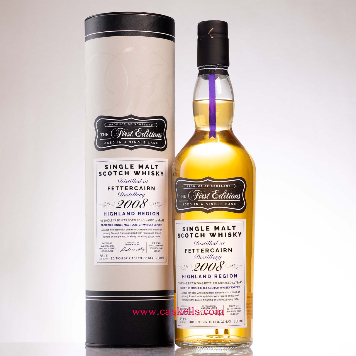 The First Editions - Fettercairn 14y, 2008, 58.1%, 214b