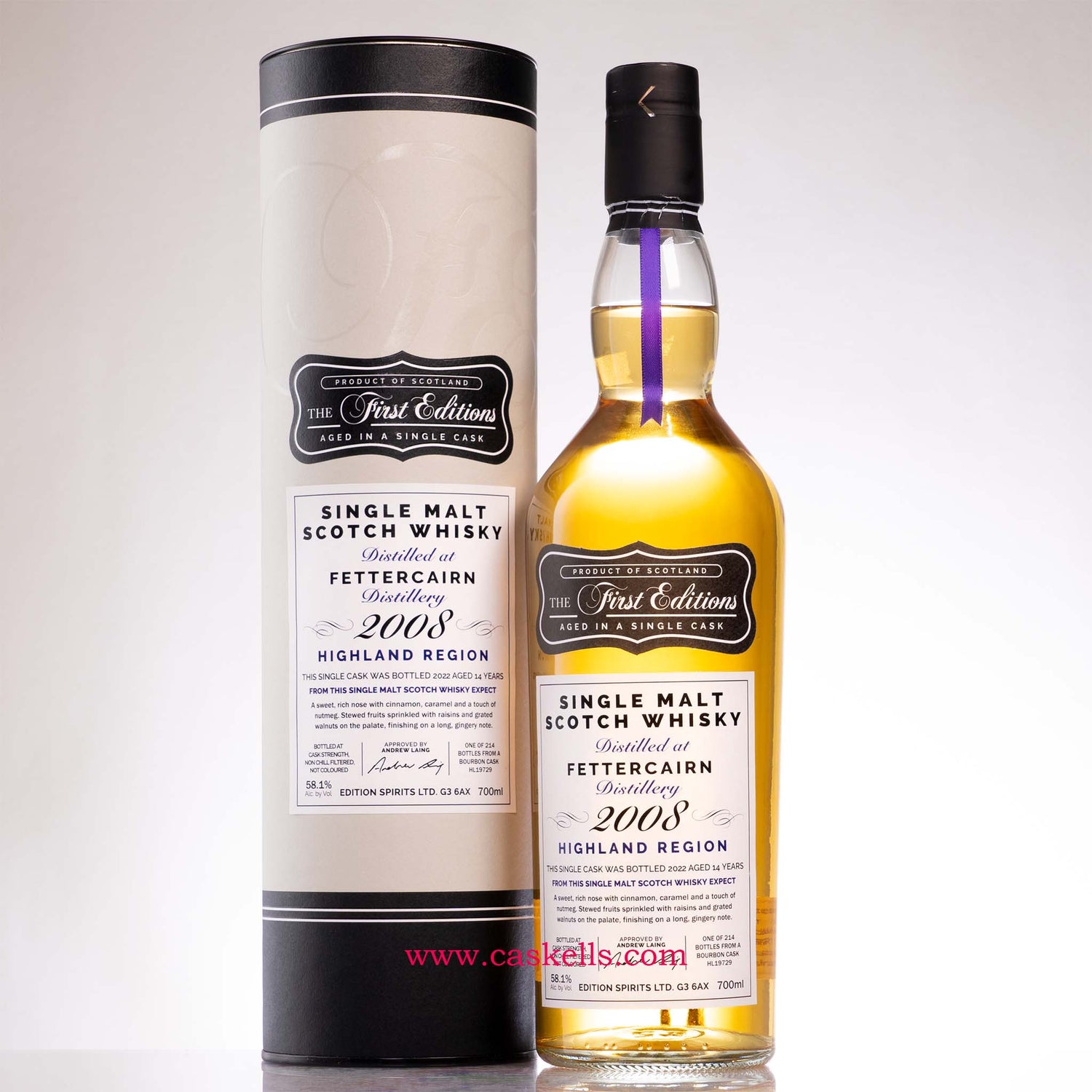 The First Editions - Fettercairn 14y, 2008, 58.1%, 214b